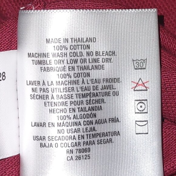 Ashworth Alabama Crimson Tide 100% Cotton Polo Shirt Maroon Size XL - Picture 9 of 9